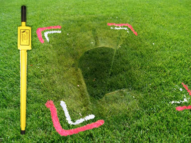 Modern equipment is used to reliably locate any underground tank that may be buried on the property